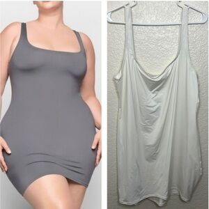 Skims Swim Tank Dress White Size 4X
